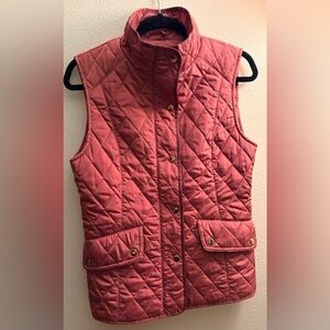 Daniel Cremieux Women’s Dusty Rose Puffer Bubble Vest